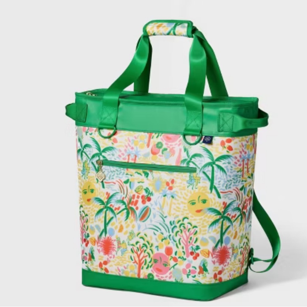 Vacation Backpack Tote Cooler Yellow/Green - Roller Rabbit x Target